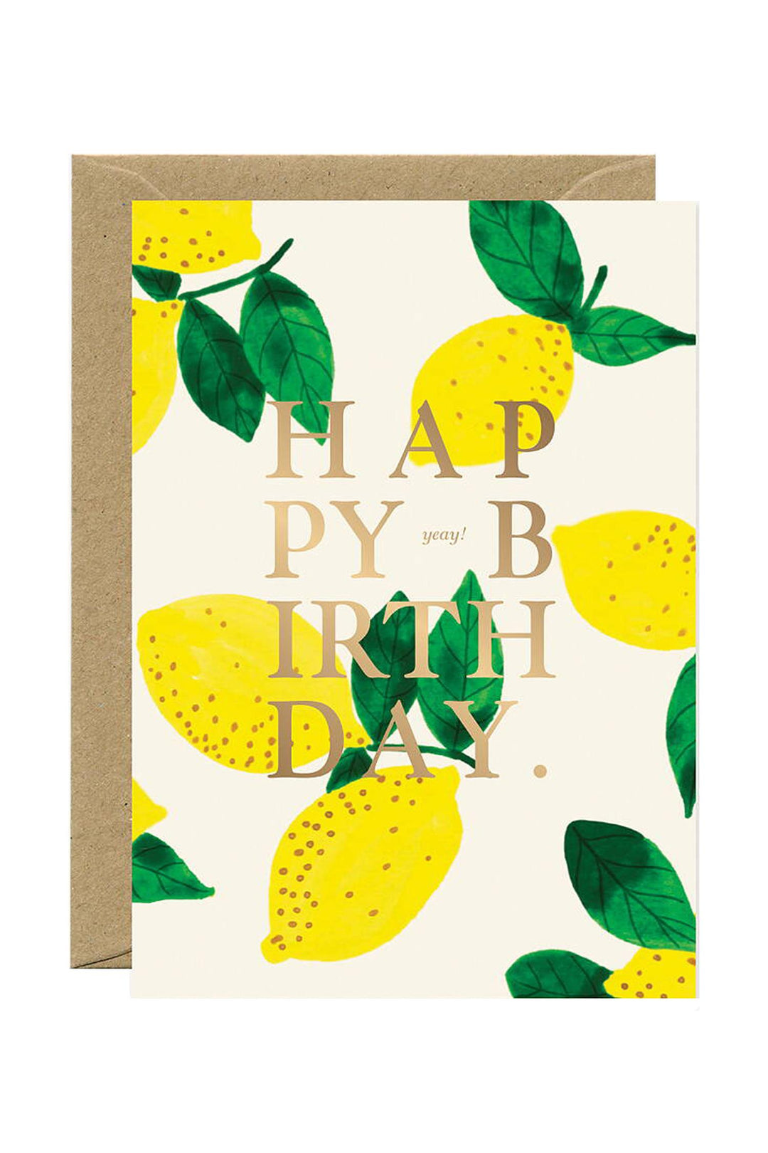 Happy Birthday Lemon Card