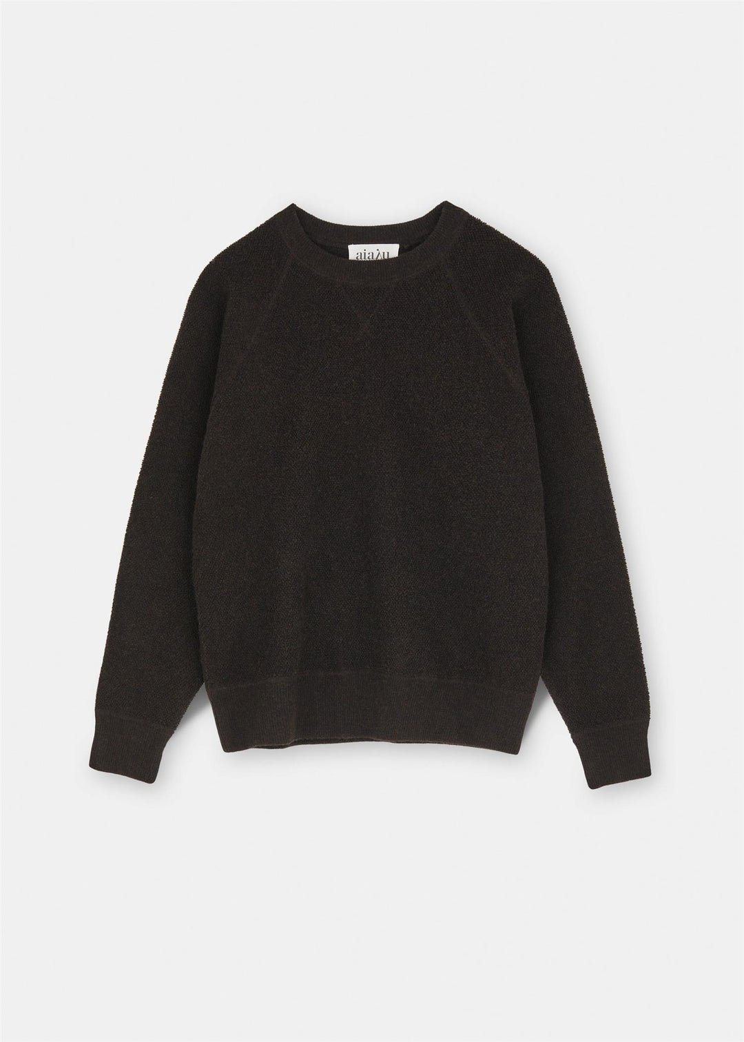 April Knitted Sweatshirt Dark Brown