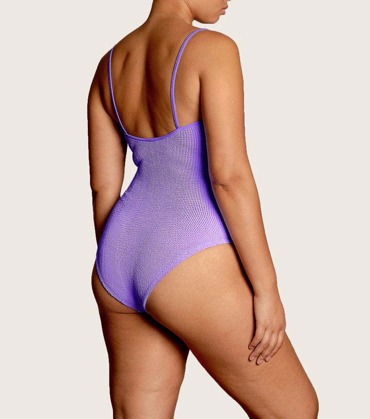 Pamela Crinkle Swimsuit Lilac