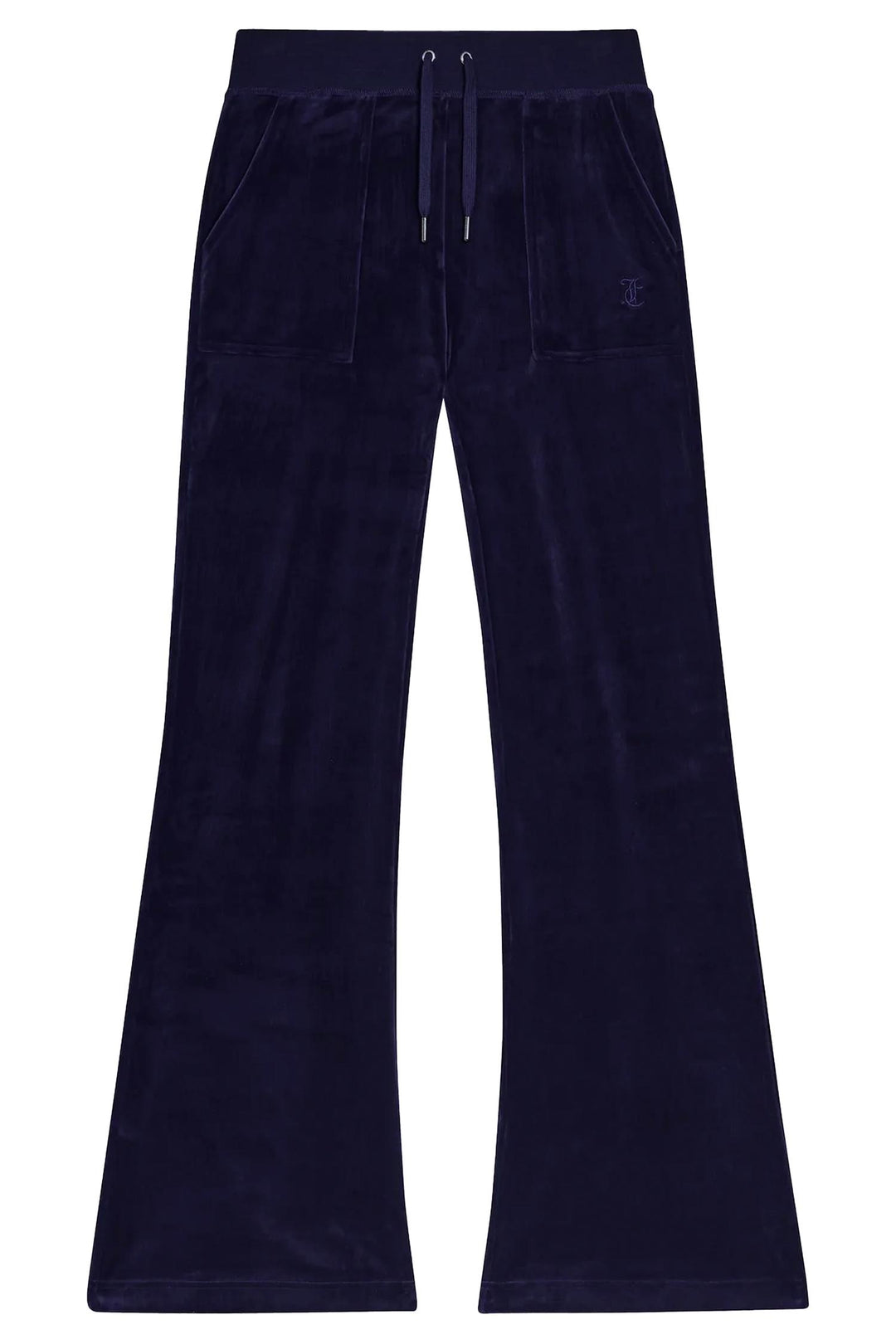 Layla Low Rise Pocketed Velour Pant Night Sky