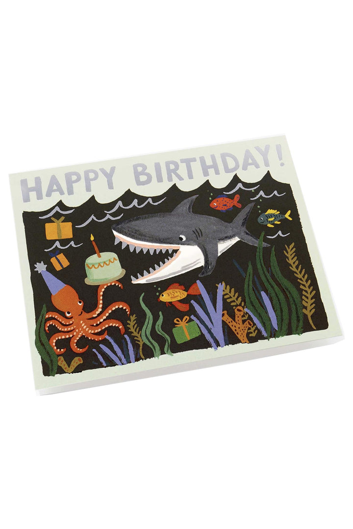 Shark Birthday Card