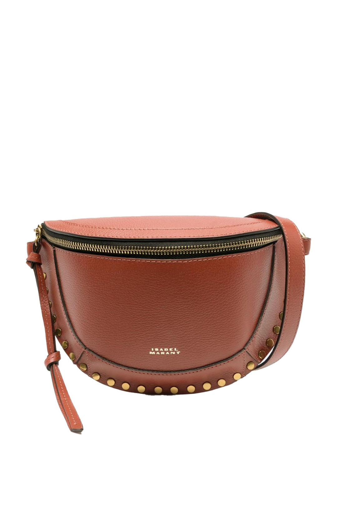 Skano Grained Leather Belt Bag Terracotta