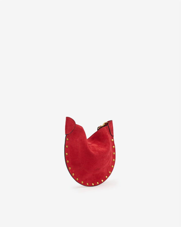 Mini Moon Soft Shoulder Bag Scarlet Red