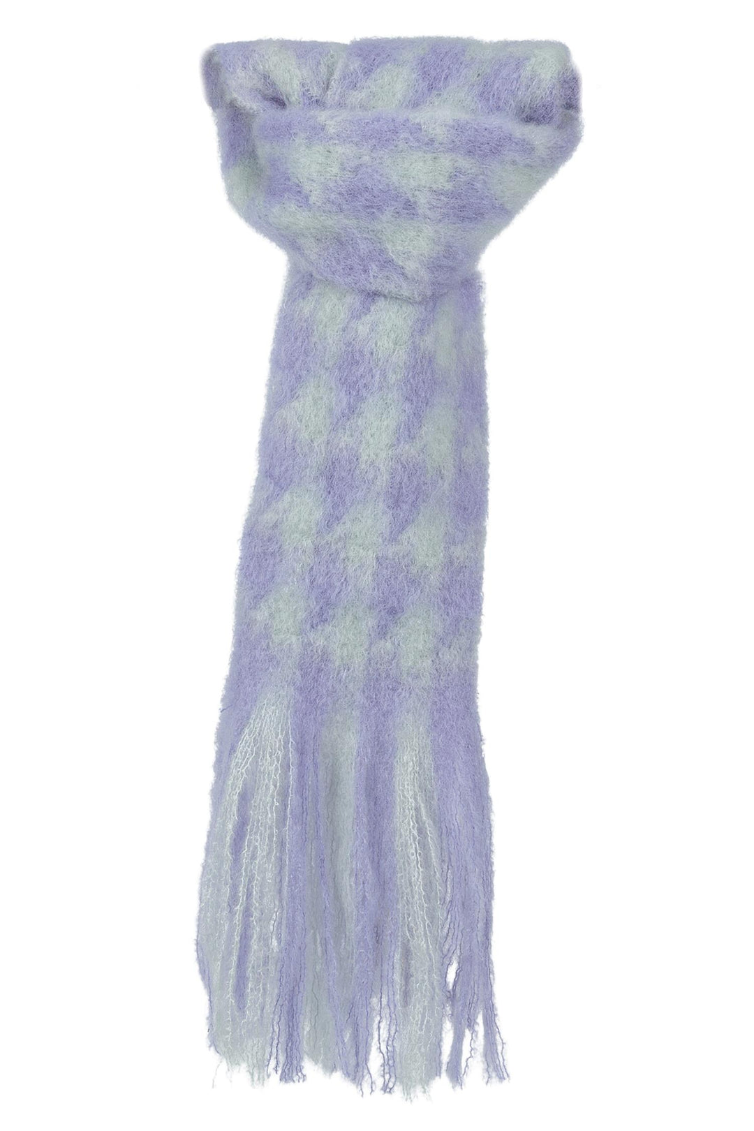 Pata de Gallo Scarf 22 x 250 cm. Lilac Checked