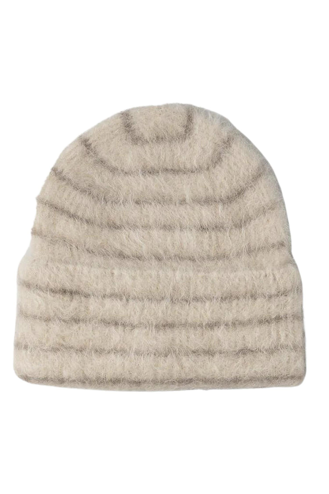 Montpellier Beanie Brown Cream Stripe