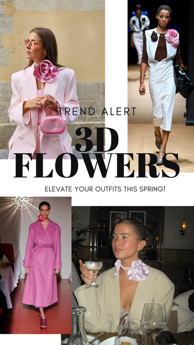 The hottest trend this spring: 3D Flowers