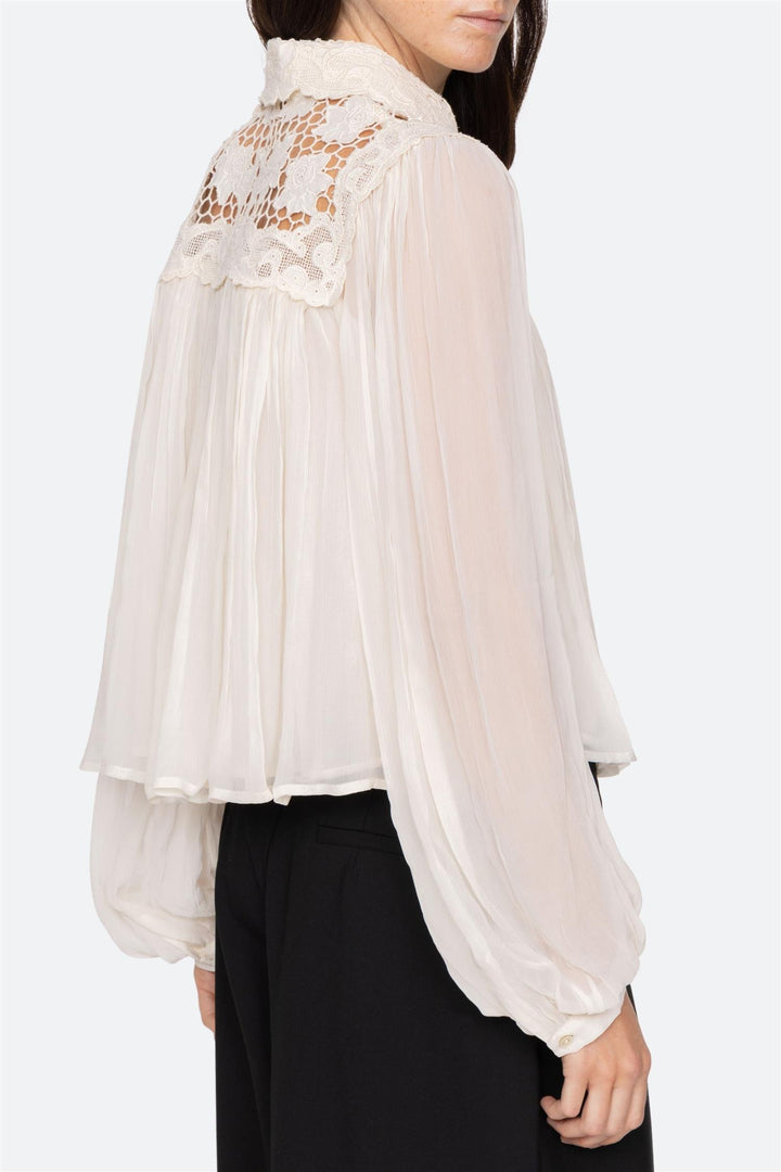Daphne Long Sleeve Top Cream