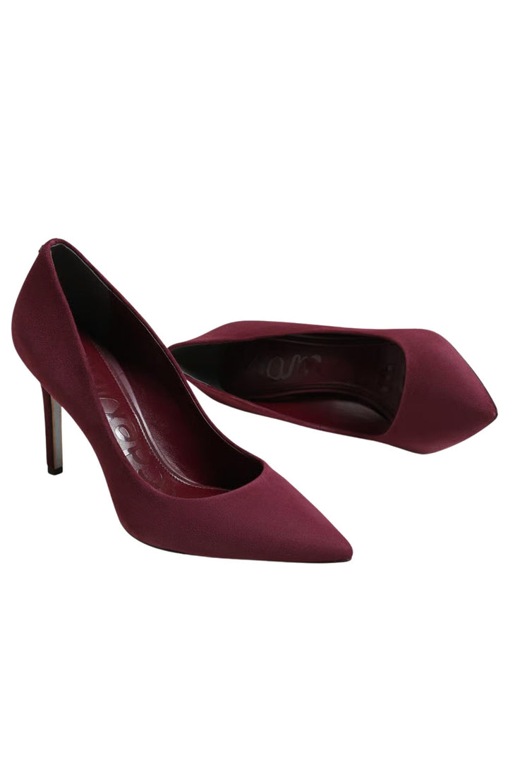 Hazel Pump Suede French Merlot