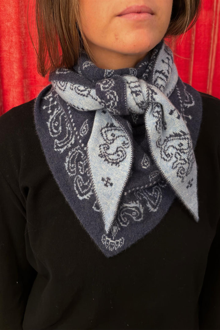 The Wild Rag Indigo Blue/Light Blue