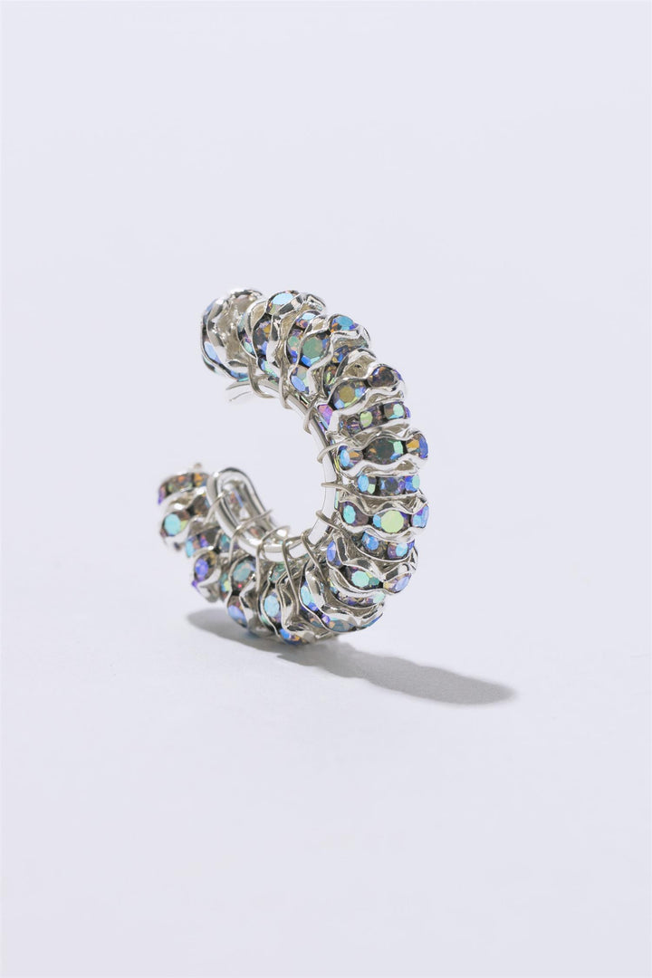 Diamond Ear Cuff Silver