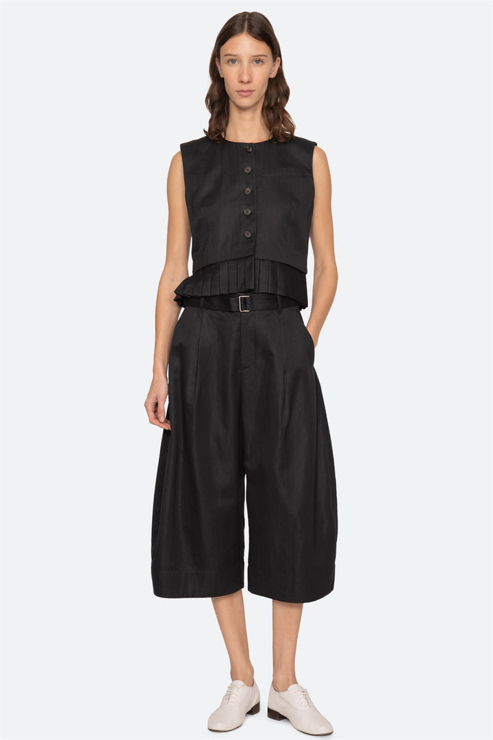 Angelina Suiting Culotte Pant Black