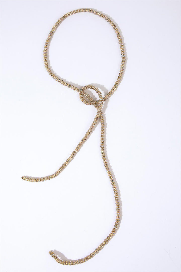 Golden Skinny Serpent Chain