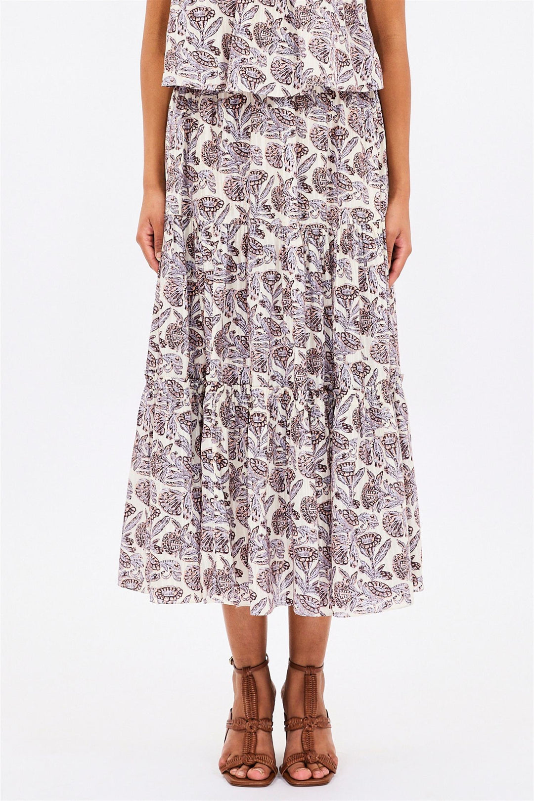 Nessa Midi Skirt Meadow