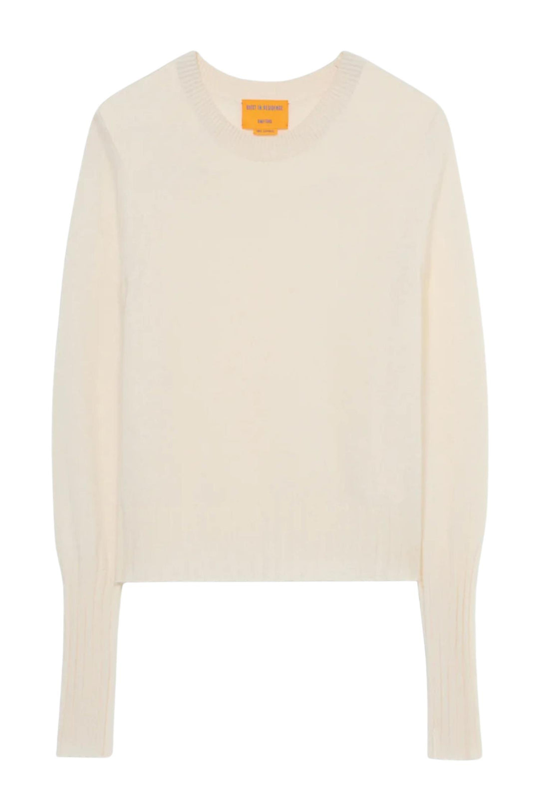 Shrunken Cashmere Crew Cream