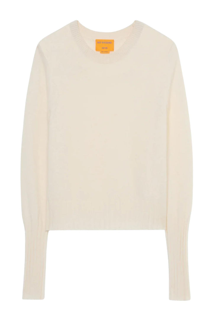Shrunken Cashmere Crew Cream
