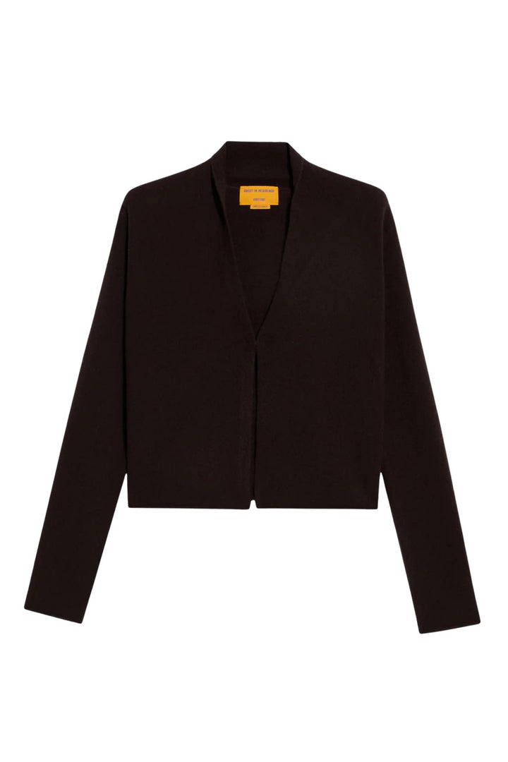 Stealth Cashmere Cardigan Burnt Cocoa
