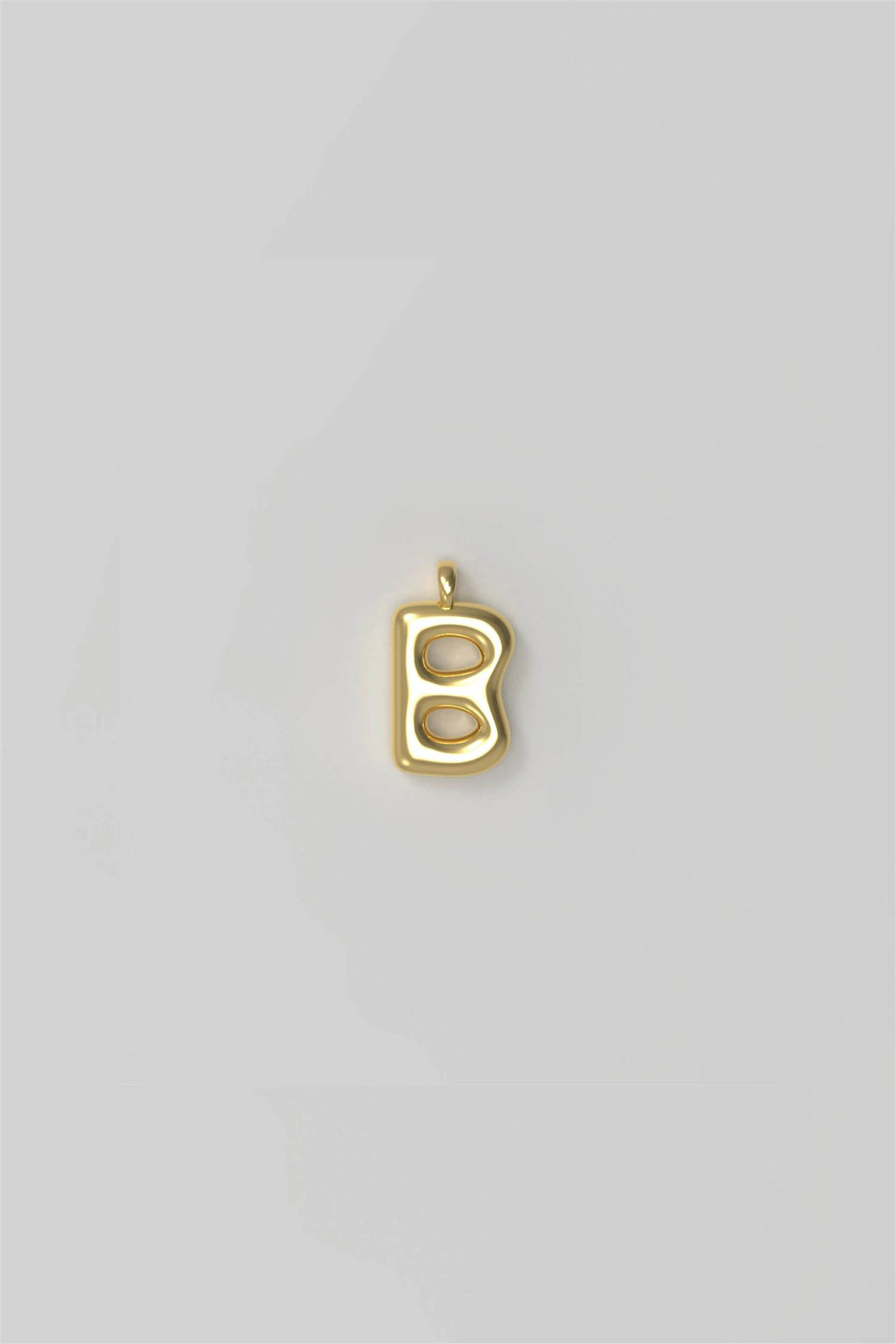 Letter Charm Small Plated