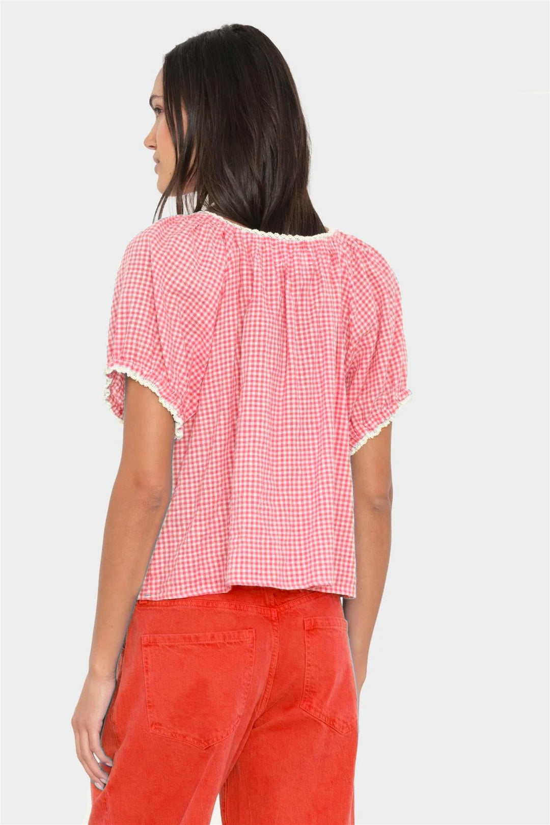 Maisie Top Cherry Red