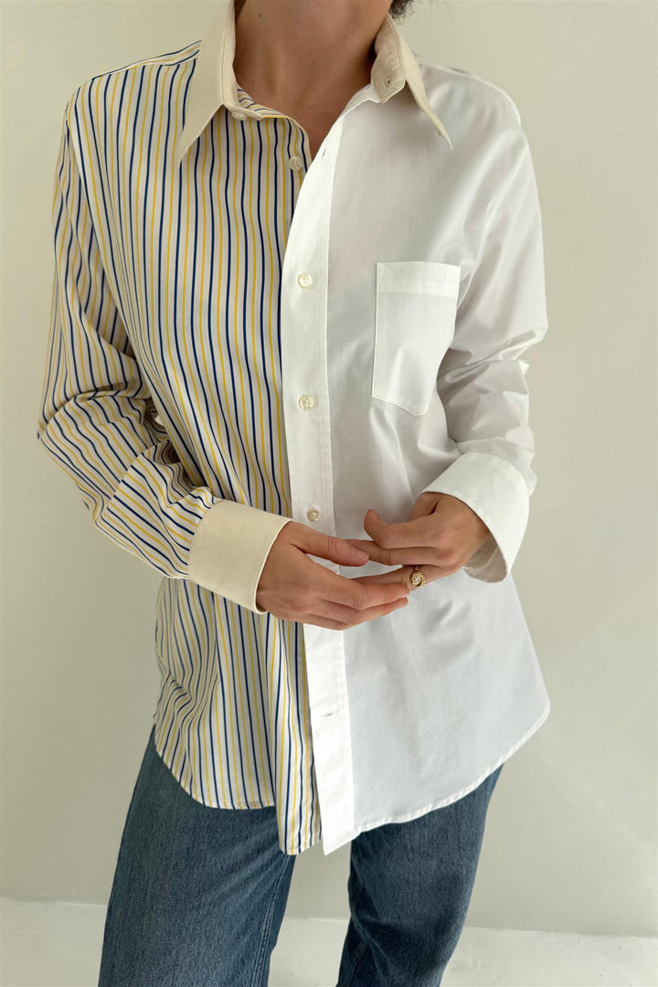 Contrasted Shirt CMS396 Size 40