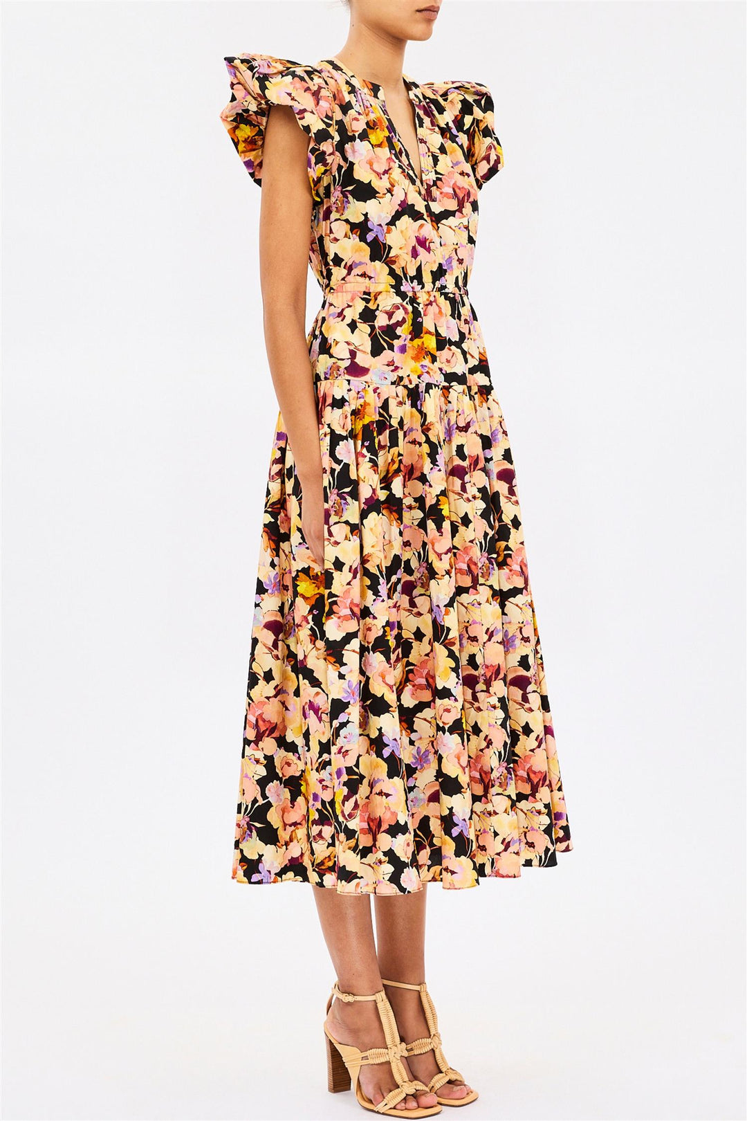 Marin Midi Dress Night Bloom