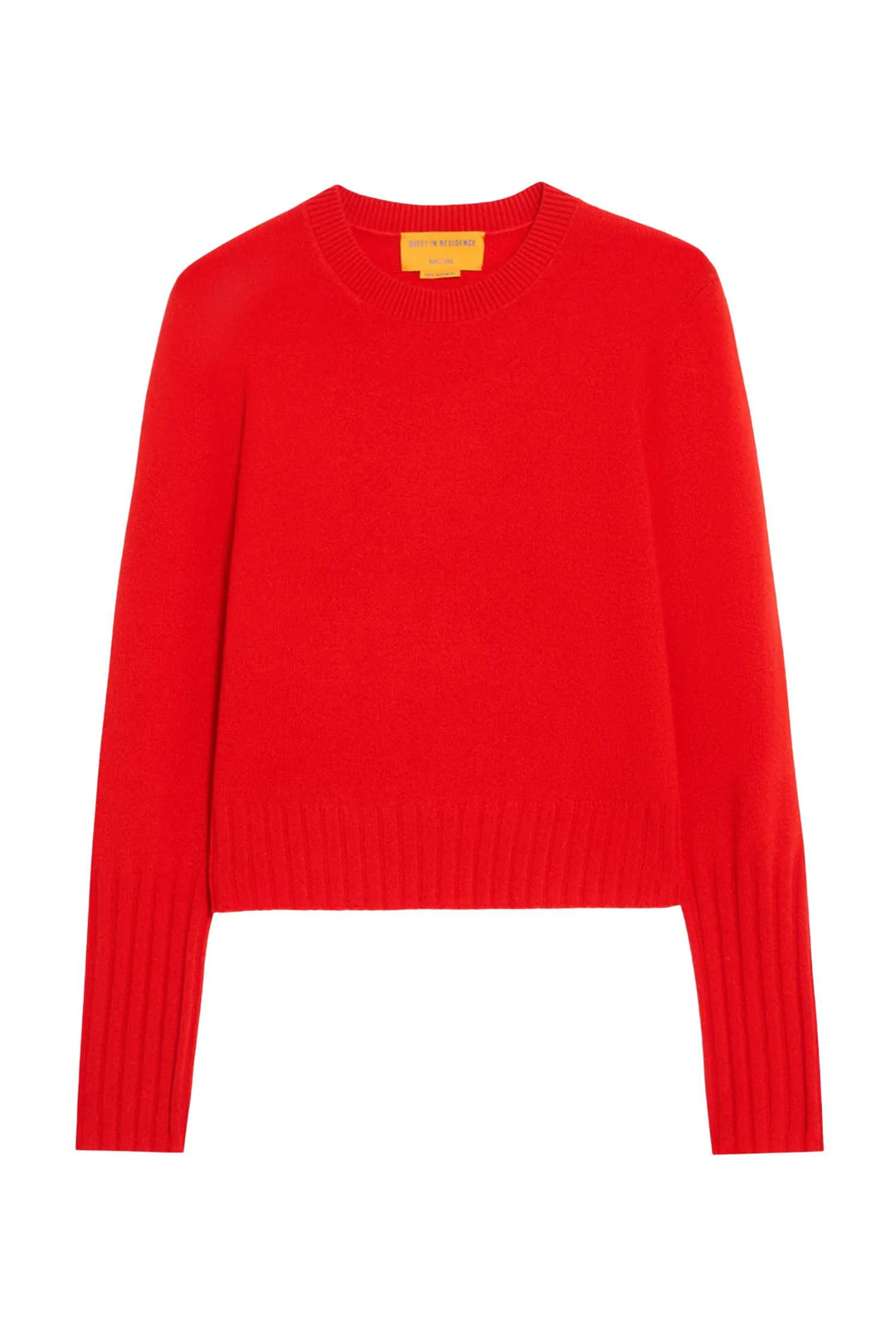 Shrunken Cashmere Crew Chili