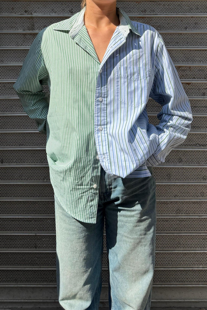 Contrasted Shirt CMS376 Size 38