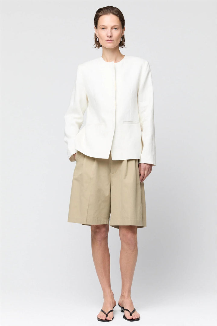 Linen Noir Blazer Off-White