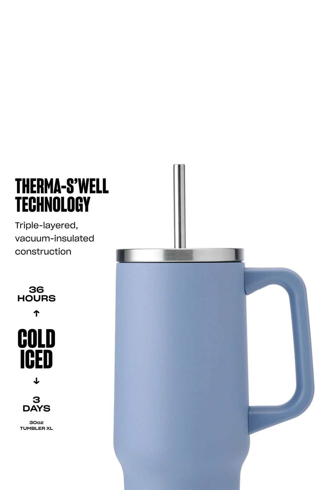 XL Tumbler 30 oz. Hydrengea Blue