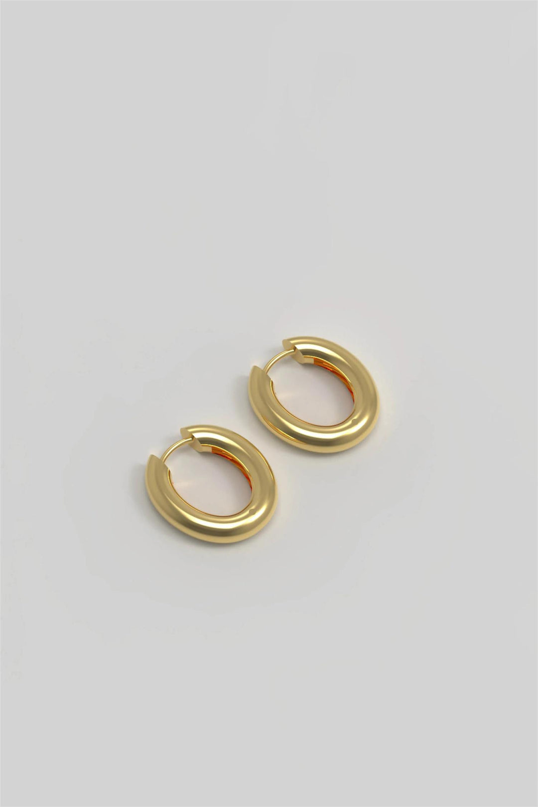Chunky Hoop Medium Plated
