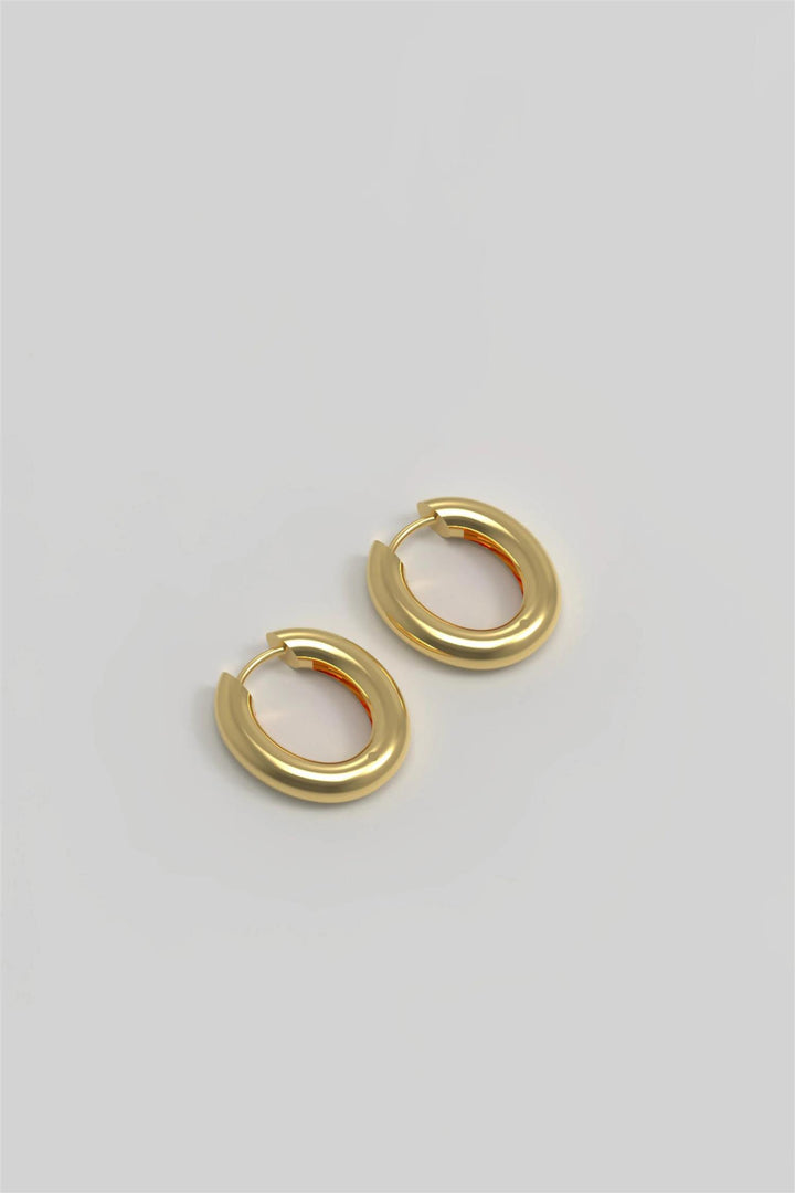 Chunky Hoop Medium Plated
