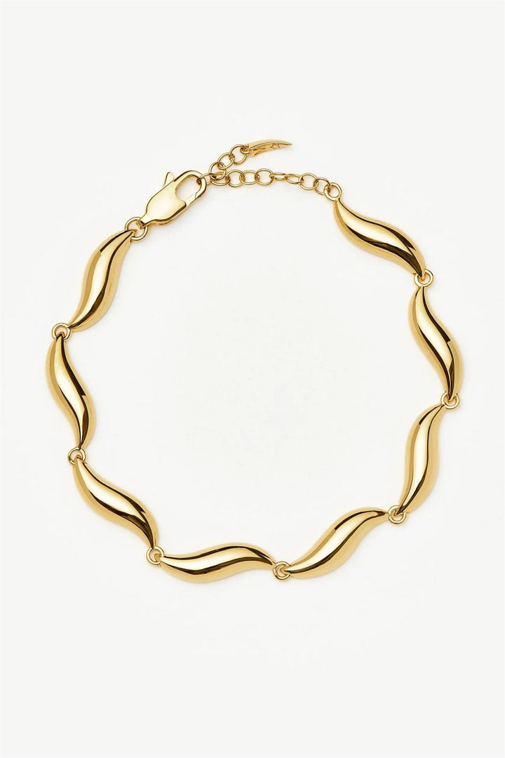 Savi Signature Link Chain Bracelet Gold