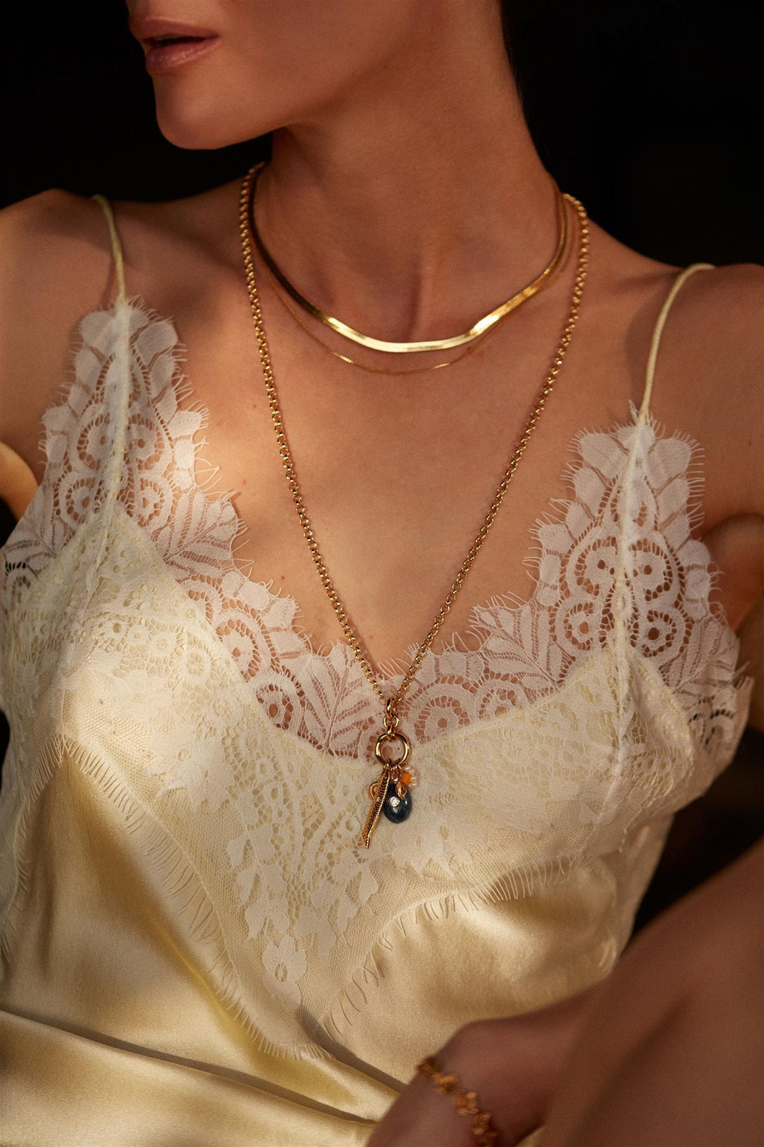 Swimclub Necklace Gold