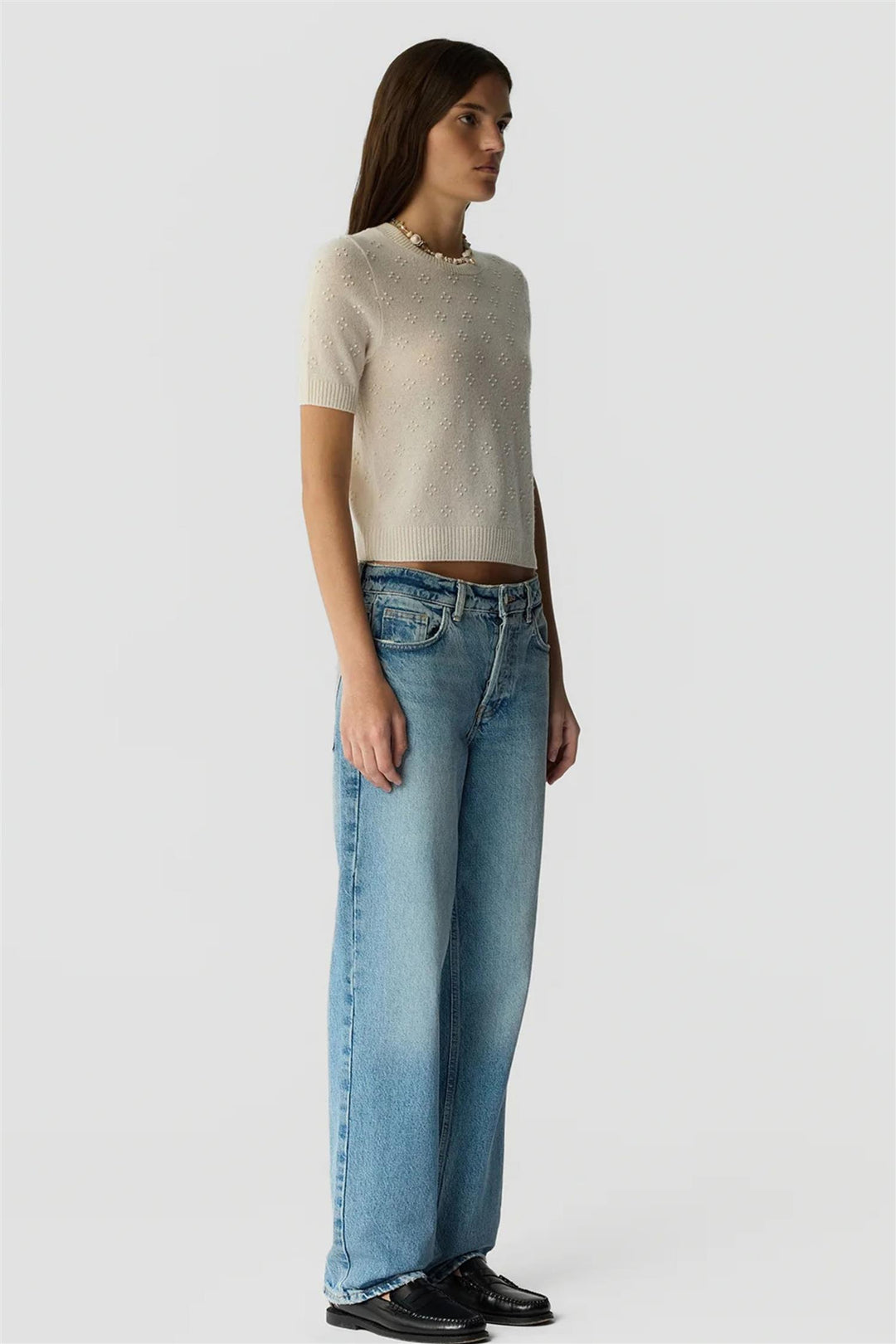 Compass Sweater Tee Cream