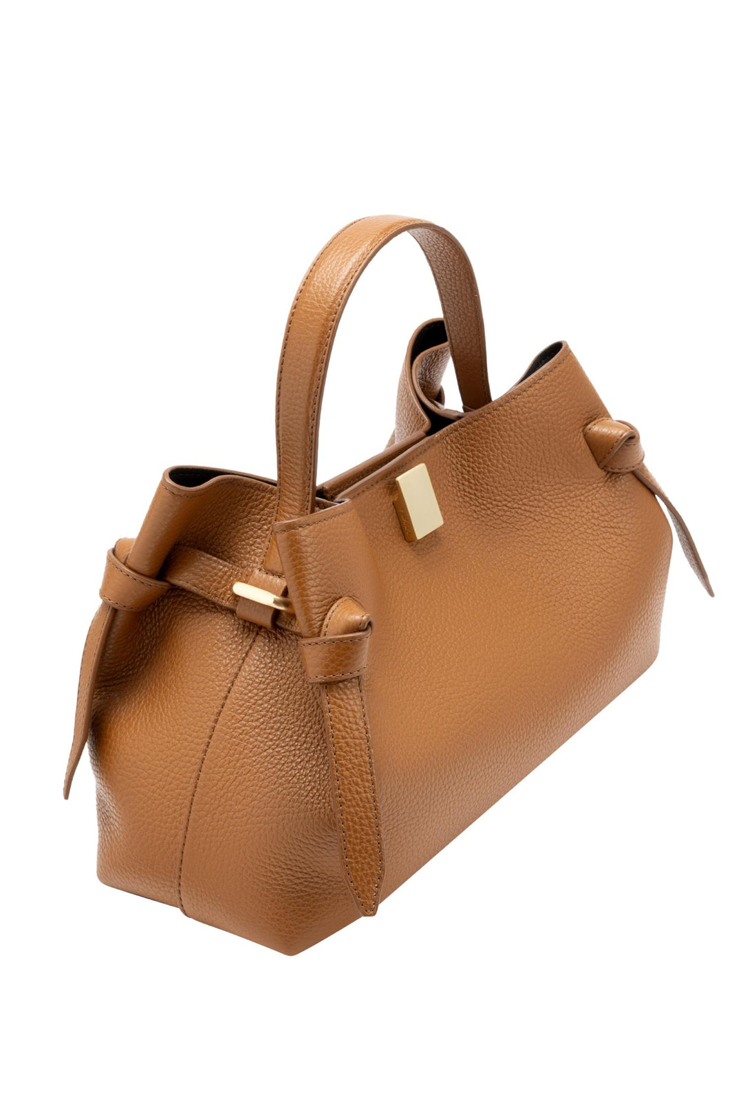 Gyoza Pebble Grain Leather Hazel