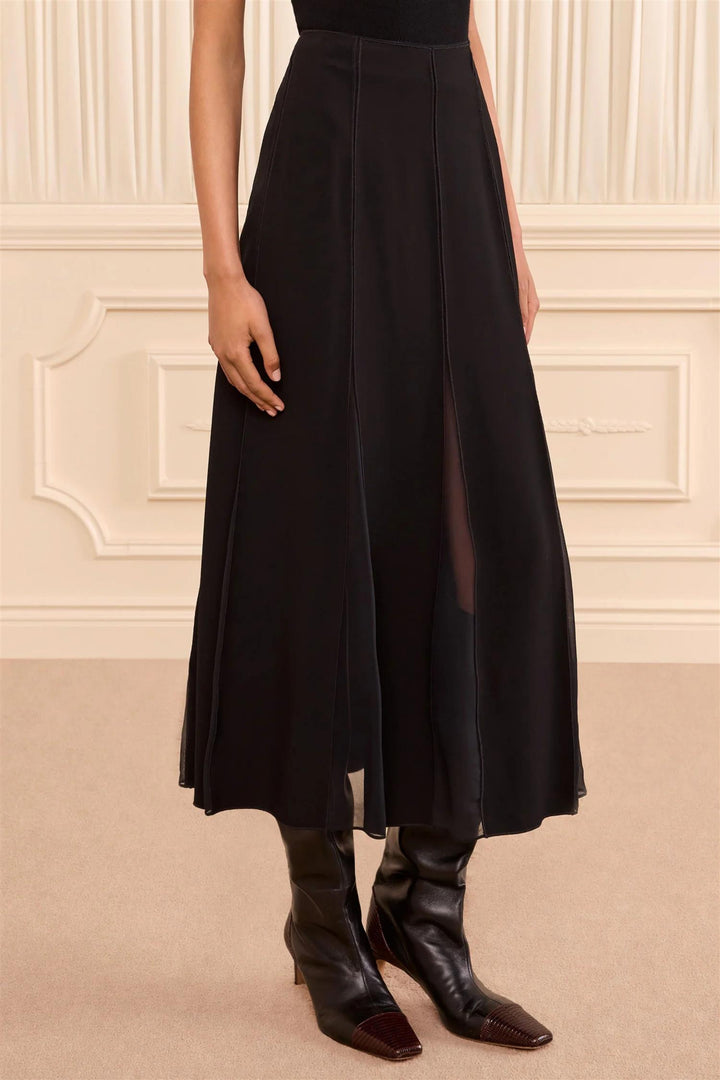 Elia Midi Skirt Noir