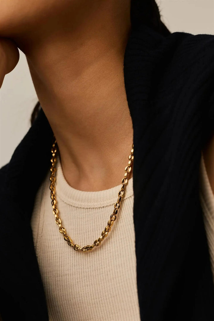 Mariner Chain Necklace Gold