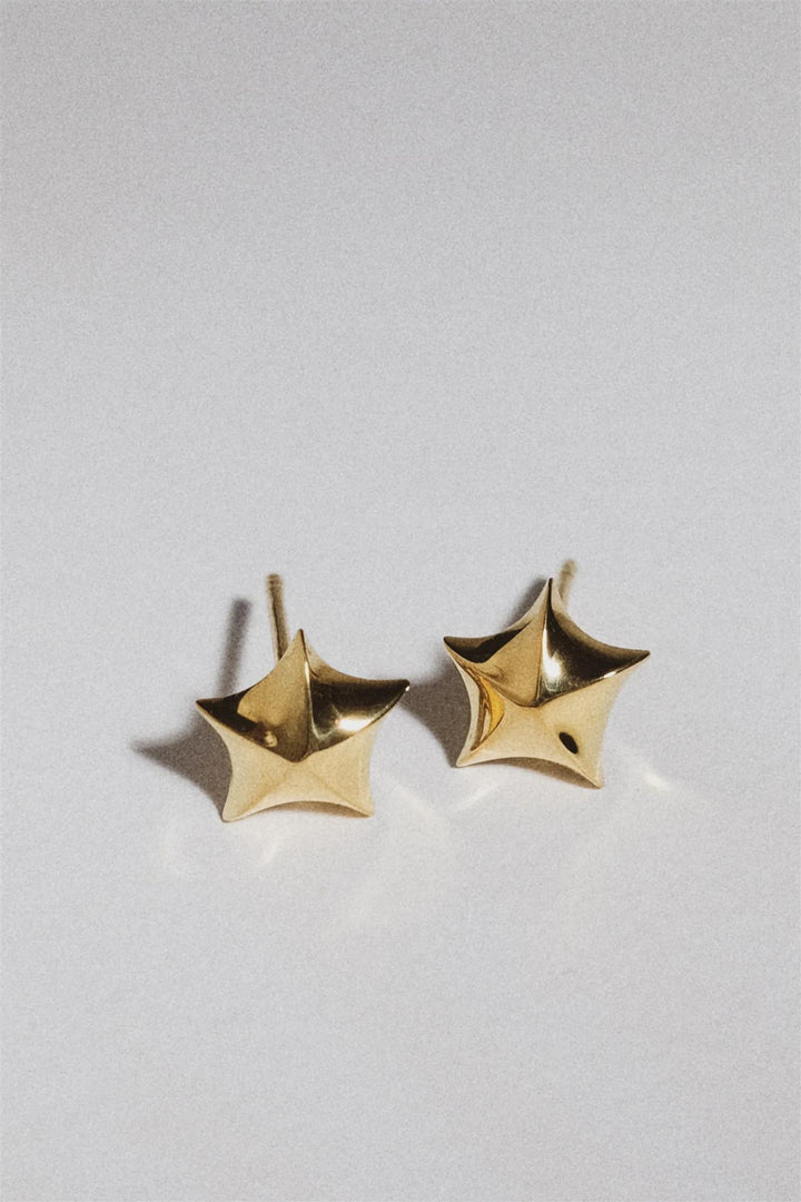 Star Ear Studs Plated
