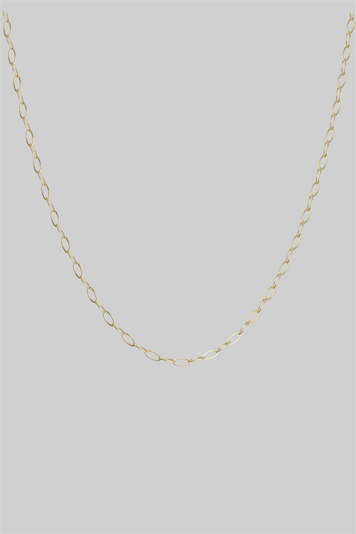 Cable Necklace I Plated 52 cm.