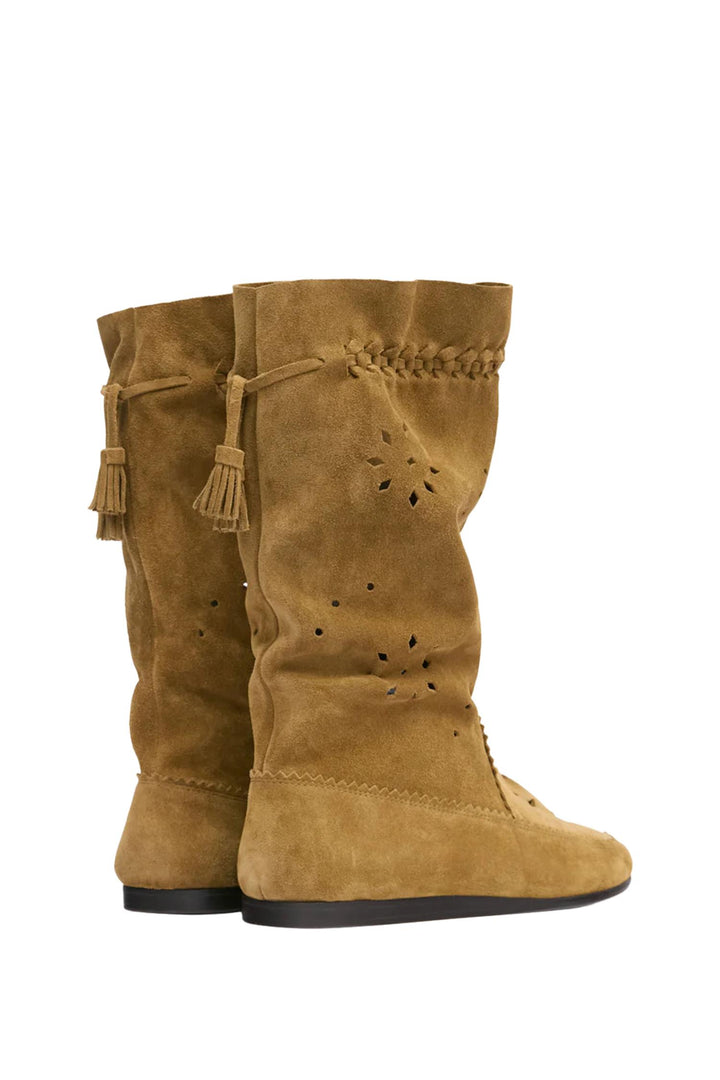 Welky Suede Boots Taupe