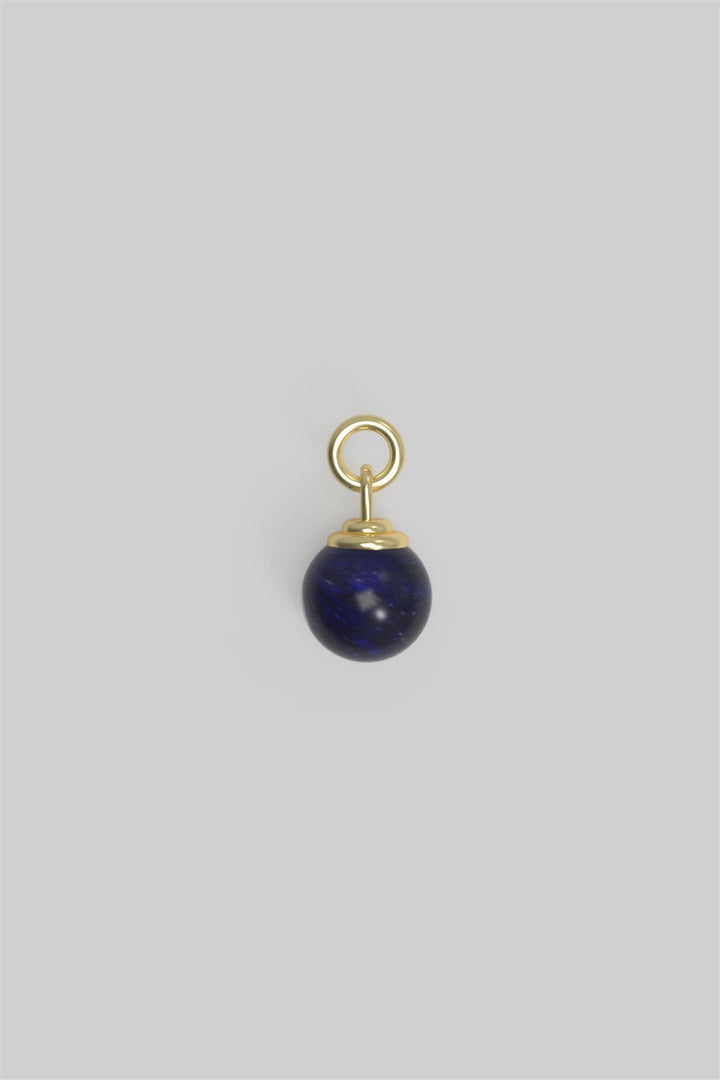 Lolly Charm Lapis Plated