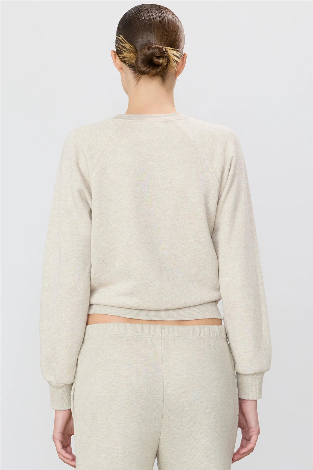 Shrunken Raglan Sweatshirt Heather Oatmeal