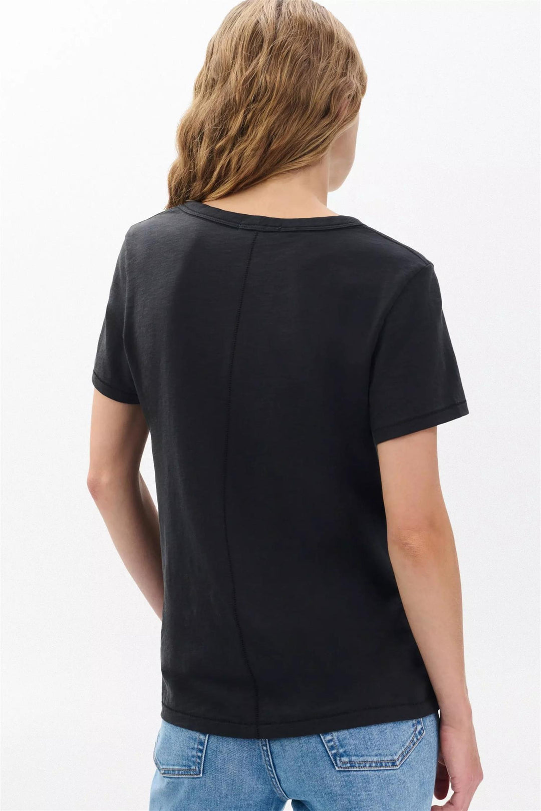 The Slub Vee Black