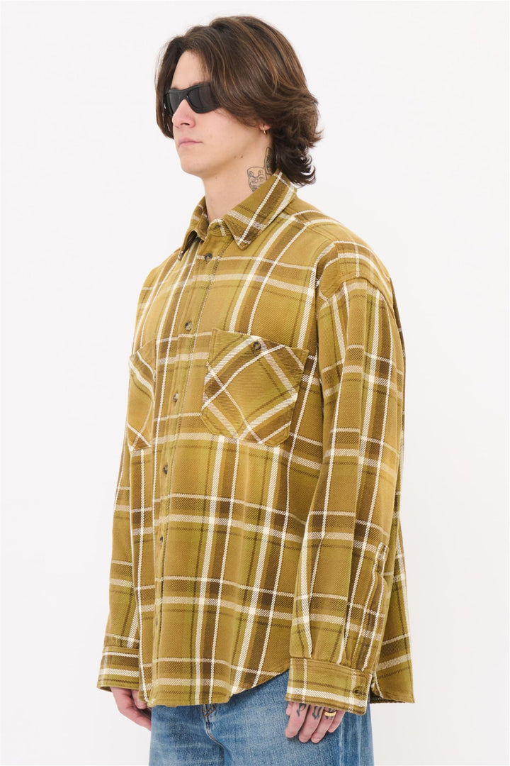 Men's Shirt Nelson Check Military Green