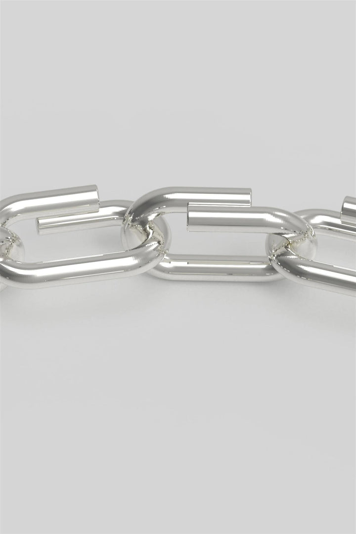 Rose Necklace Silver