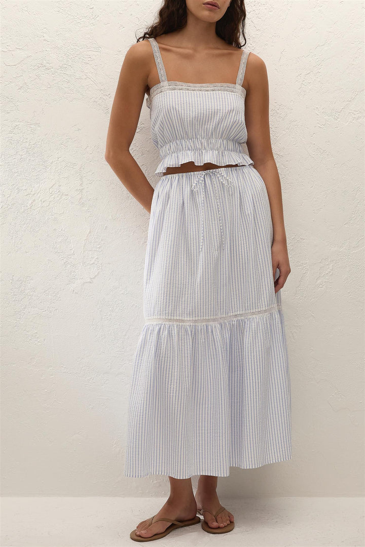 Venta Skirt Carmen Stripe Light Blue