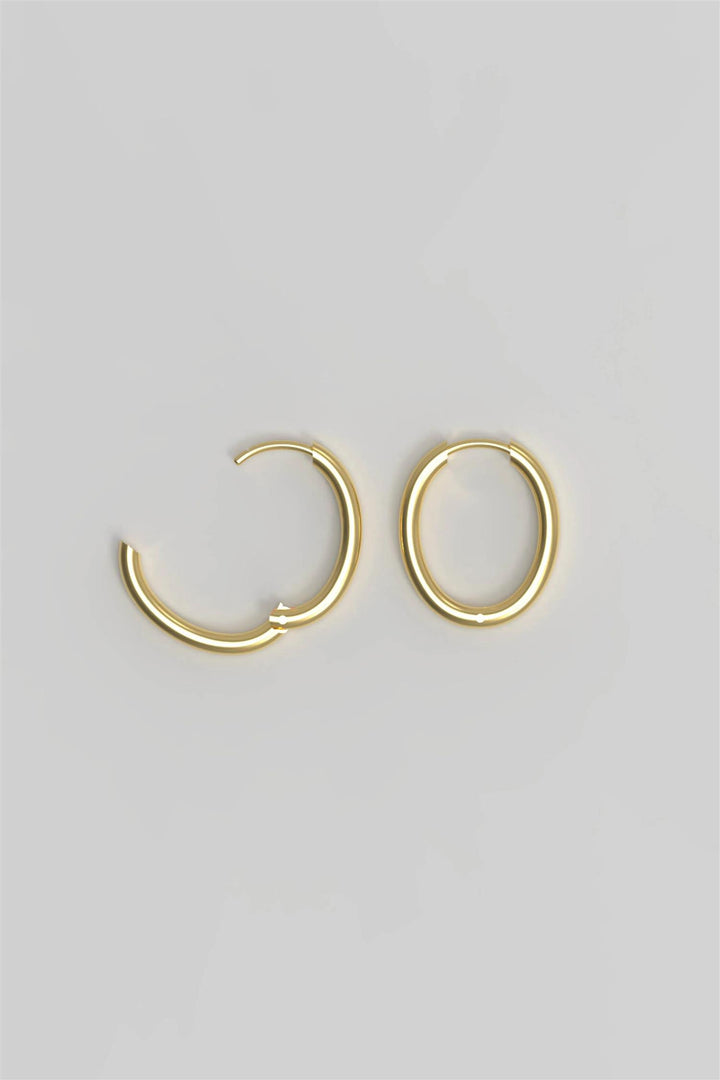 Slim Hoop Medium Plated