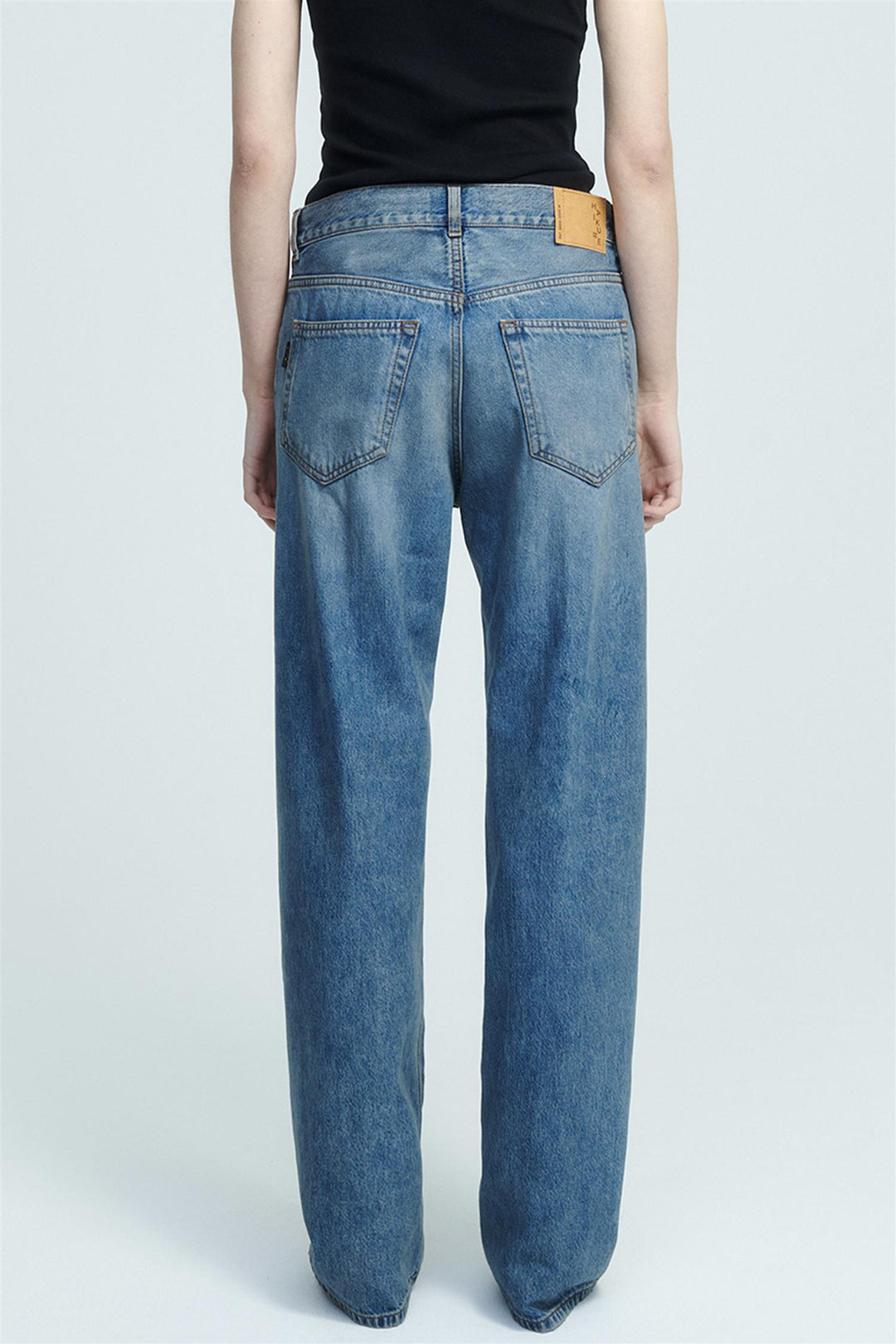 Bonnie Straight-Leg Jeans Oil Blue