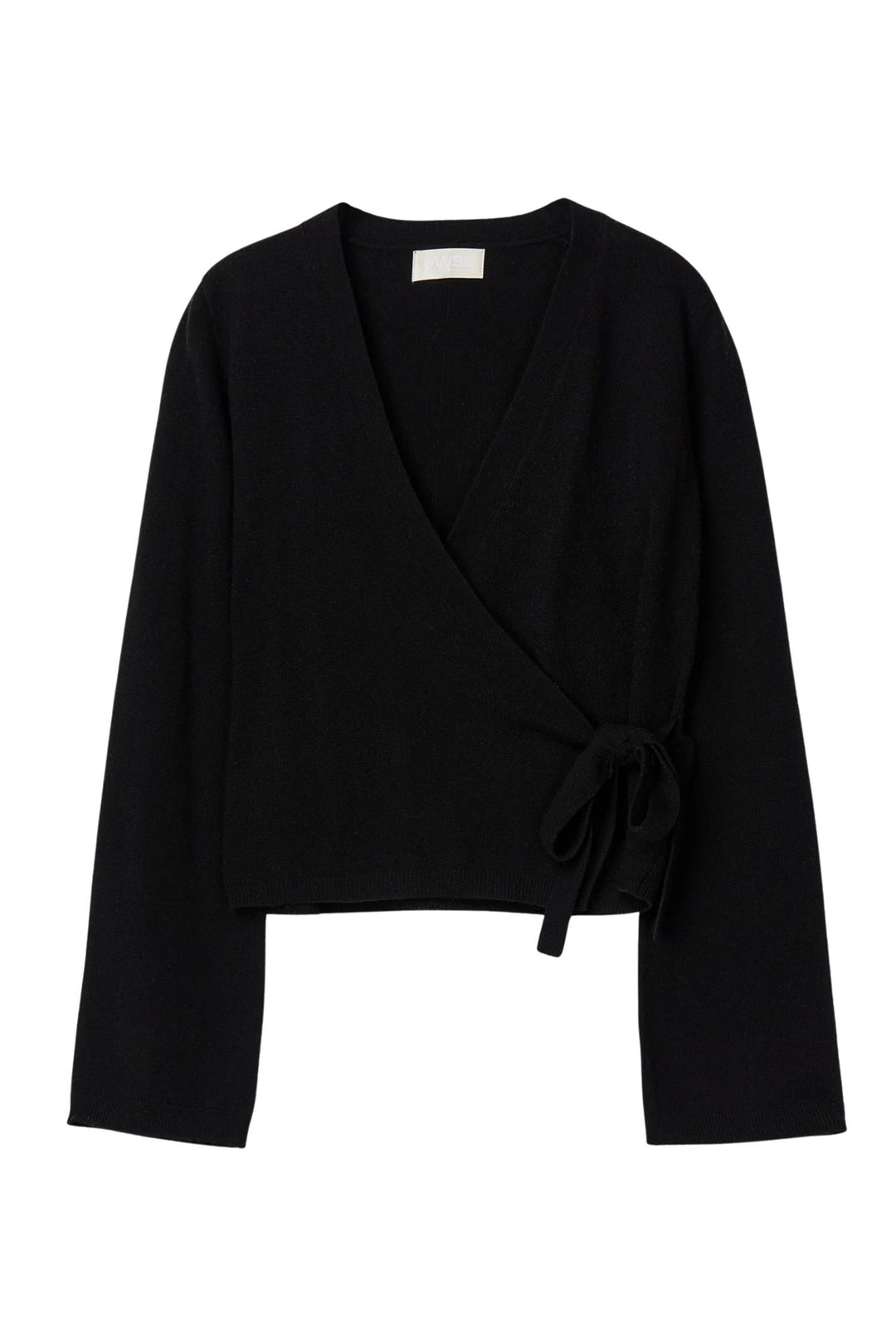 Ballet Wrap Cardigan Jet Black