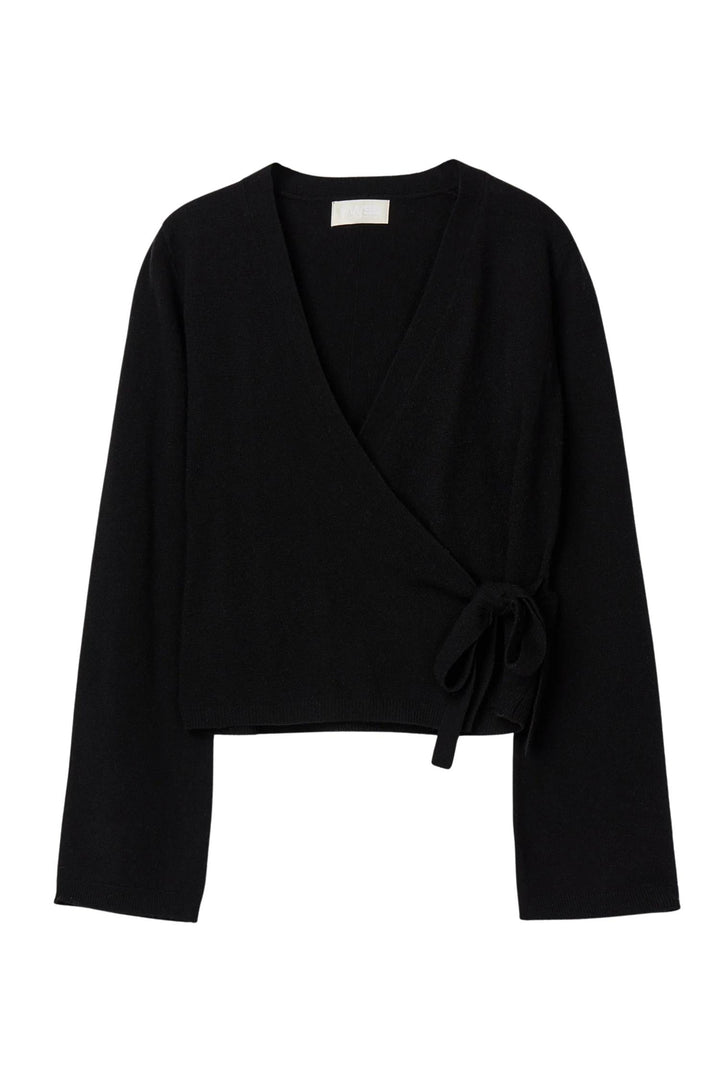 Ballet Wrap Cardigan Jet Black