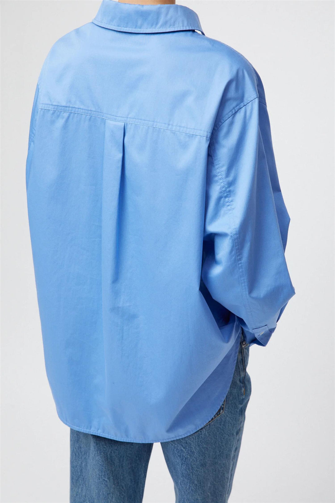 Poplin Workwear Shirt Cornflower Blue